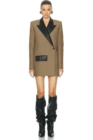 Khaite Jacobson Jacket in Toffee - Brown. Size 4 (also in ).