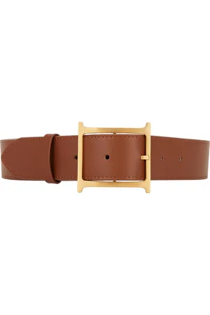 Helsa Logo Belt in Brown - Brown. Size M (also in L, S, XL, XS).