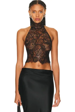 Retrofete Violet Top in Black - Black. Size L (also in M, XL, XS).