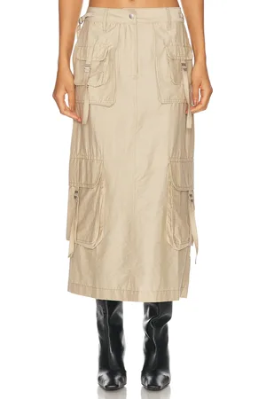 Acne Studios Ilana Cargo Skirt in Beige - Beige. Size 38 (also in ).