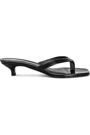 Totême Flip Flop With Heel Sandal in Black - Black. Size 35 (also in ).
