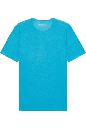 Beyond Yoga Always Beyond Crew Tee 2.0 in Cali Blue Heather - Blue. Size XL/1X (also in ).