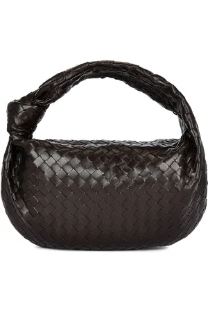 Bottega Veneta Small Jodie Bag in Fondant & Gold - Black. Size all.