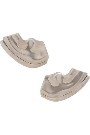 Khaite Amato Earrings in Silver - Metallic Silver. Size all.