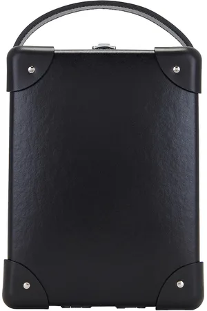 Globetrotter 3 Slot Watch Case 16x22.5x9cm in Black & Black - Black. Size all.