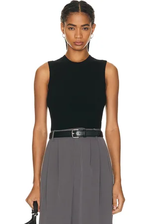 NILI LOTAN May Sweater Tank in Black - Black. Size L (also in M, S, XS).