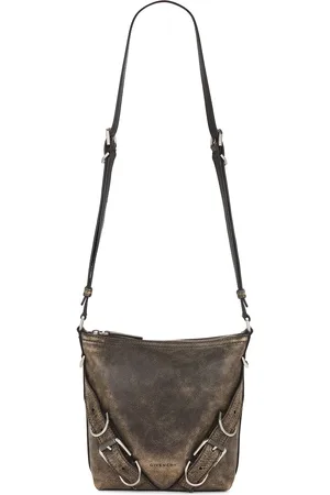 Givenchy Voyou Small Crossbody Bag in Beige & Brown - Metallic Bronze. Size all.