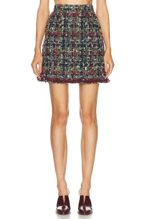 Etro Mini Skirt in Multi - Grey. Size 38 (also in 40, 42).
