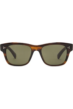 Oliver Peoples Birell Sun Sunglasses in Tuscany Tortoise - Brown. Size all.