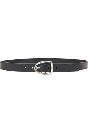 Tom Ford Angled Buckle Belt 23mm in Black - Black. Size 85 (also in 90).