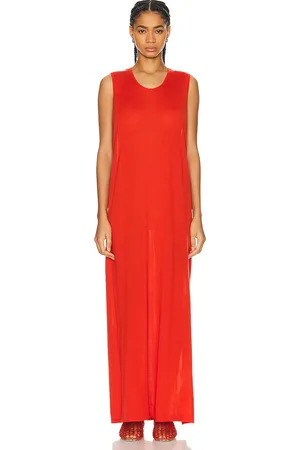 The Row Gianna Dress in Firetruck - Red. Size L (also in ).
