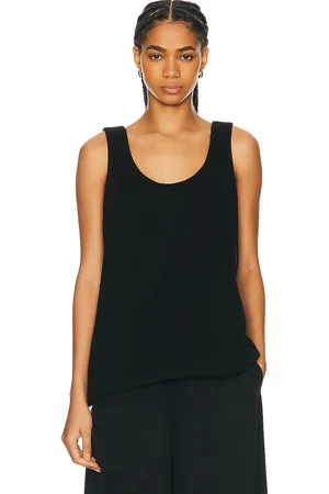 The Row Winnie Top in Black - Black. Size L (also in ).