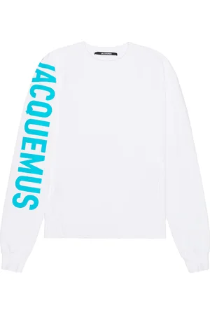 Jacquemus Le Sweatshirt Typo in Multi-White - White. Size L (also in ).