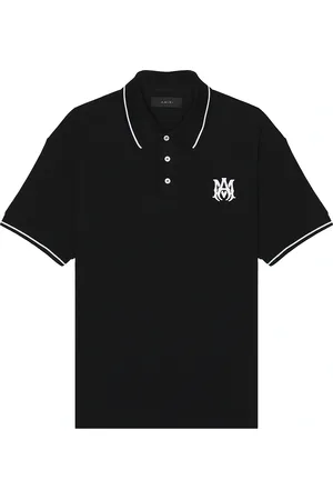 AMIRI MA Core Logo Polo in Black - Black. Size L (also in M, S, XL/1X).
