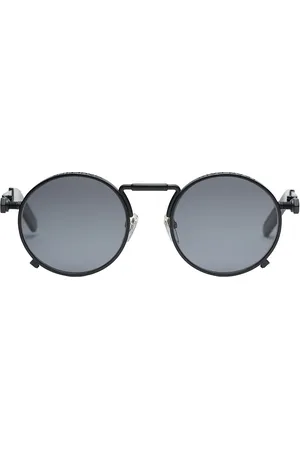 Jean Paul Gaultier Resort Sunglasses in Black - Black. Size all.