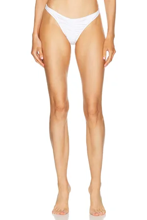 Bananhot Niki Bikini Bottom in White - White. Size S (also in ).
