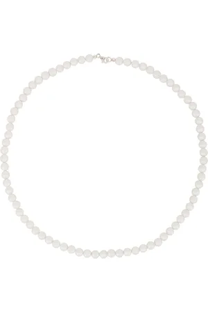 Serge DeNimes Pearl Necklace in Silver - Metallic Silver. Size S (also in ).