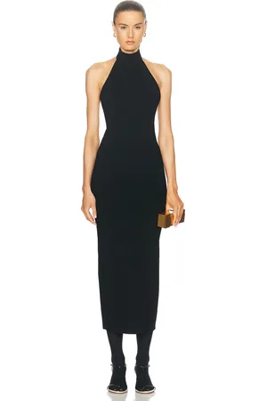 Khaite Suzanne Dress in Black - Black. Size L (also in ).