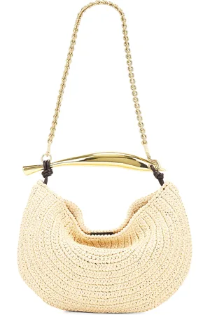 Bottega Veneta Small Sardine Bag in Natural Fondant & Muse Brass - Grey. Size all.
