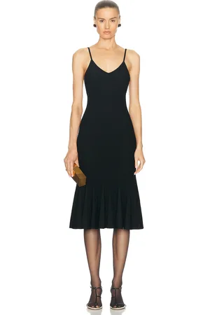 Khaite Queen Dress in Black - Black. Size L (also in ).
