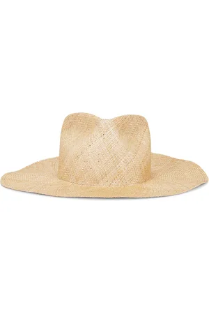 Janessa Leone Misha Hat in Natural - Tan. Size L (also in M, S).
