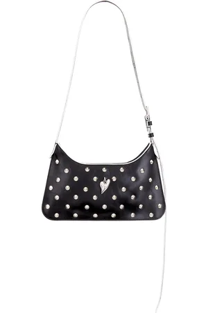 Acne Studios Platt Mini Studs Shoulder Bag in Black - Black. Size all.