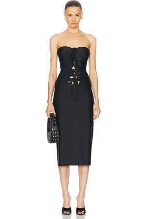 COPERNI Jersey Knot Gala Dress in Black - Black. Size L (also in ).