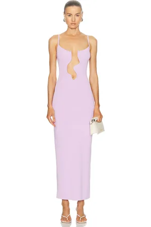 CHRISTOPHER ESBER Salacia Wire Column Dress in Pink Tourmaline - Lavender. Size L (also in ).