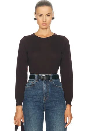 NILI LOTAN Oriana Sweater in Burgundy - Burgundy. Size XS (also in ).