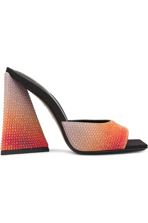 The Attico Devon Mule Sandal in Sunset Degrade - Orange. Size 36 (also in 37, 37.5, 38, 38.5, 39, 39.5, 40, 41).