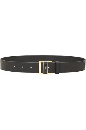 Saint Laurent Boucle Gio Belt in Nero - Black. Size 65 (also in 70, 75, 80, 85, 90).