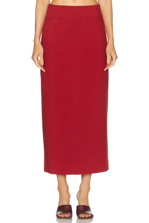 Staud Smith Skirt in Rouge - Red. Size 2 (also in 4).