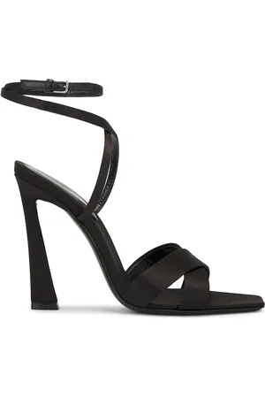 Saint Laurent Lydia Sandal in Nero - Black. Size 36 (also in 36.5, 39).
