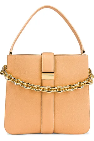 Bottega Veneta Mount Shoulder Bag in Almond & Gold - Tan. Size all.