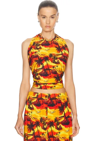 Balenciaga Open Back Top in Orange - Orange. Size 40 (also in ).