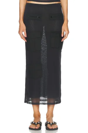 Acne Studios Etty Cargo Skirt in Anthracite Grey - Grey. Size M (also in XS).