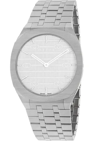Gucci 25H 38mm Watch in Silver - Metallic Silver. Size all.