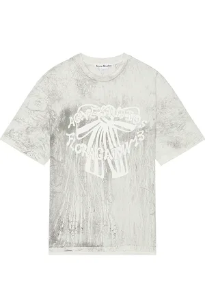 Acne Studios T-Shirt in Faded Black - Grey. Size L (also in M, S, XL).