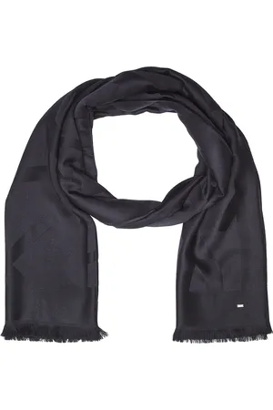 Saint Laurent YSL Scarf in Black - Black. Size all.