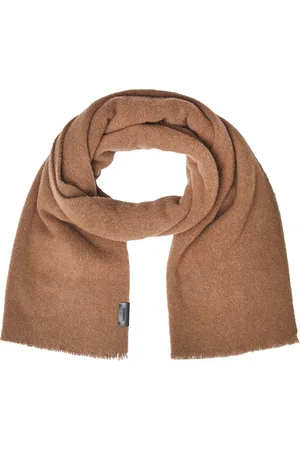 LEMAIRE Maxi Fluffy Scarf in Hazelnut Brown - Brown. Size all.