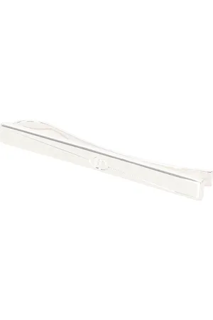 Gucci Diagonal Interlocking G Tie Bar in Sterling Silver - Metallic Silver. Size all.