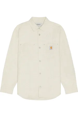 Carhartt Walter Shirt Jacket in Natural Rinsed - Beige. Size L (also in ).