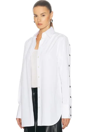 Stella McCartney Button Down Shirt in Pure White - White. Size 34 (also in 36).