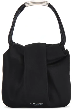 Saint Laurent Mini Pochon Bag in Nero - Black. Size all.