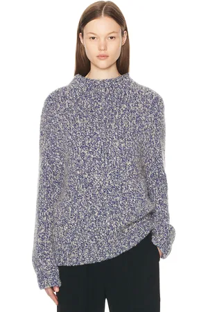 The Row Hauren Sweater in Blue & Porcelain - Blue. Size L (also in M, S).