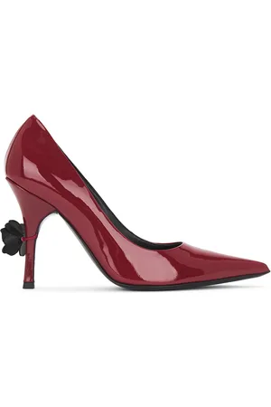 MAGDA BUTRYM Leather Pump in Burgundy - Burgundy. Size 39 (also in 40, 41).