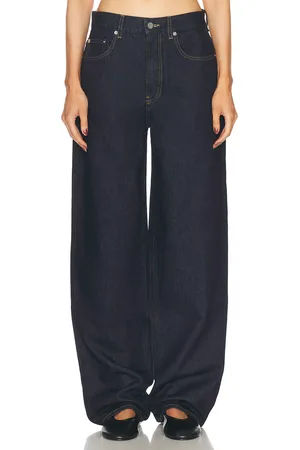 Loulou de Saison Samur Straight Leg in Wash - Denim-Dark. Size 31 (also in ).