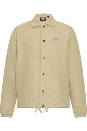 Dickies Oakport Coaches Jacket in Khaki - Brown. Size S (also in ).