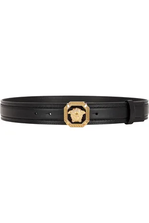 VERSACE Belt in Black - Black. Size 85 (also in ).