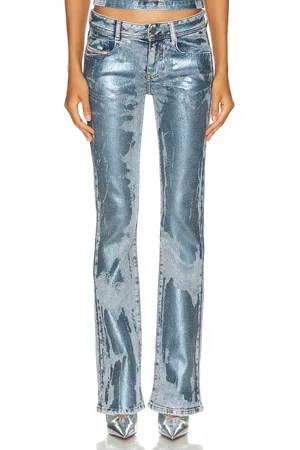 Diesel Low Rise Bootcut in Denim - Blue. Size 25 (also in ).